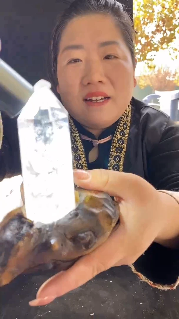 未镶嵌珠宝半成品水晶白水晶柱子D523