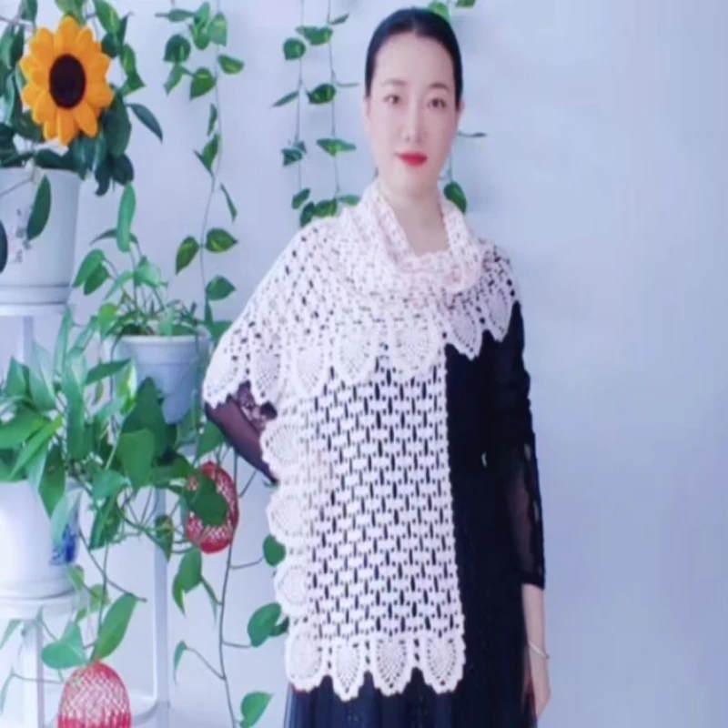 云缕披肩围巾教程