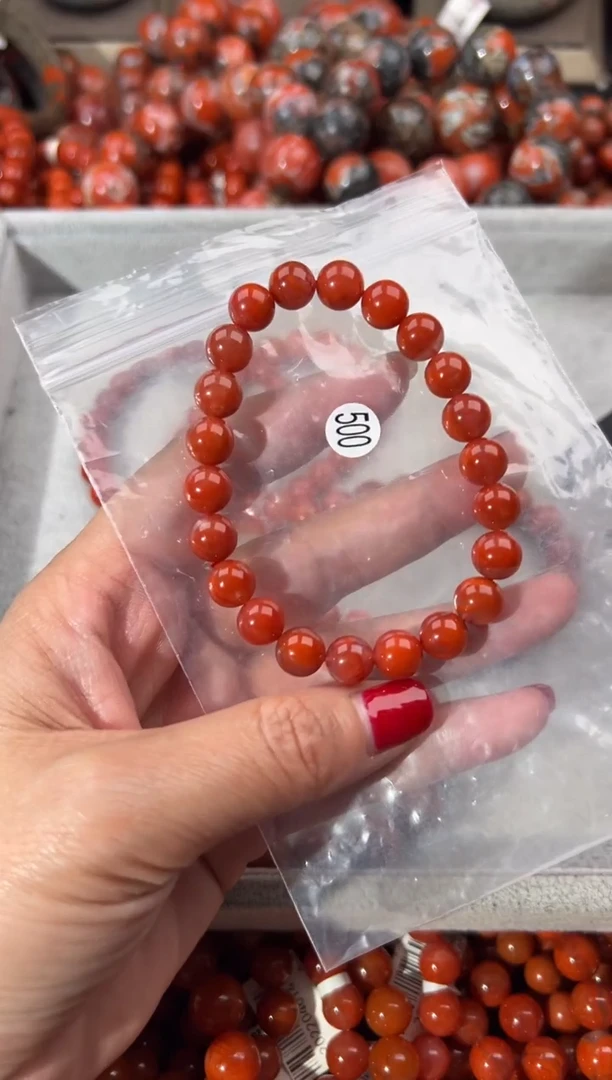 未镶嵌手串南红玛瑙8+