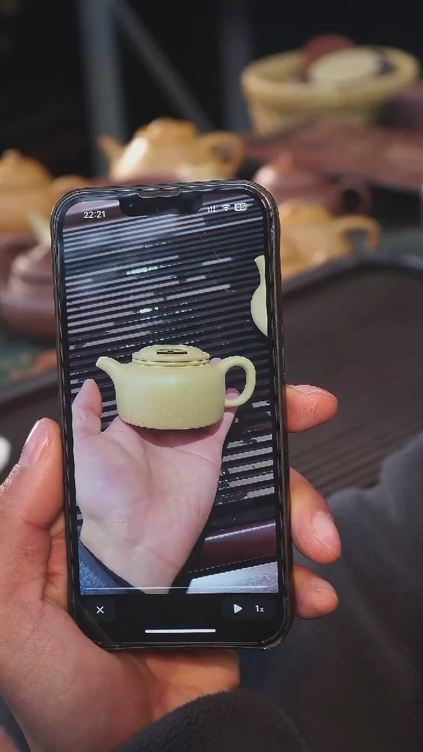 【闪购商品】紫砂茶壶预定：顶级纯度本绿牛盖莲子165cc