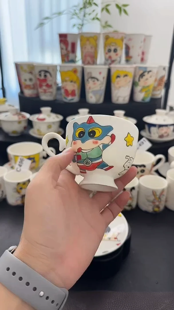 纯手工绘制陶瓷杯497