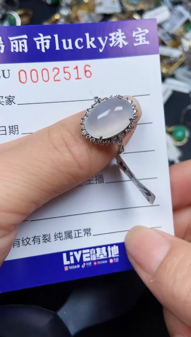 翡翠银S925镶嵌颈饰2516