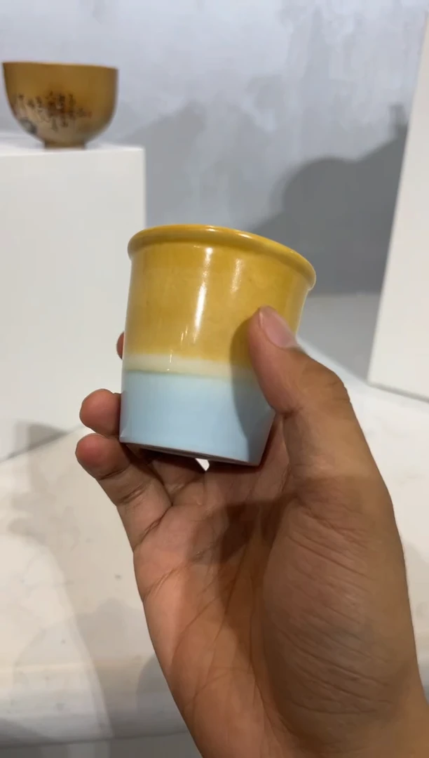 50柴房陶瓷柴烧可乐杯