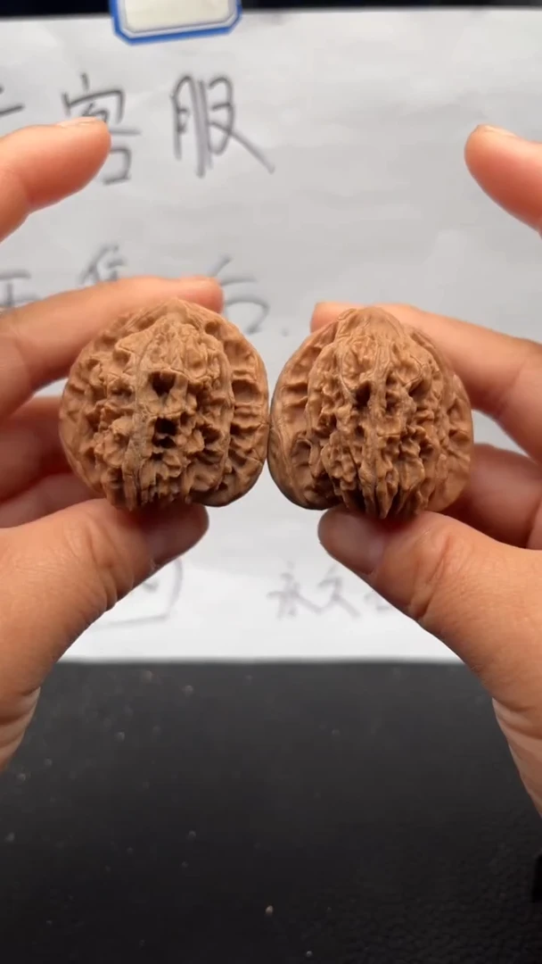 把件文玩核桃130四座楼