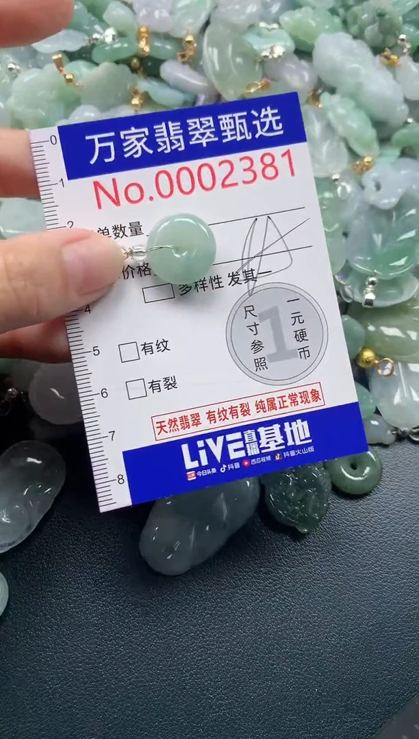 吊坠(不含链)未镶嵌翡翠2381