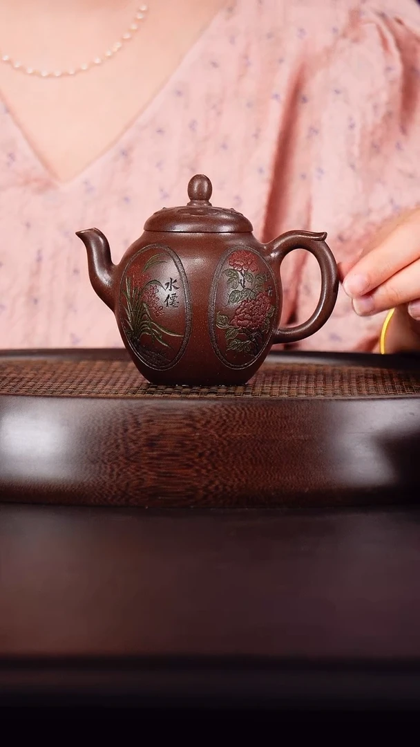 茶壶紫砂曹秀芬紫砂壶35