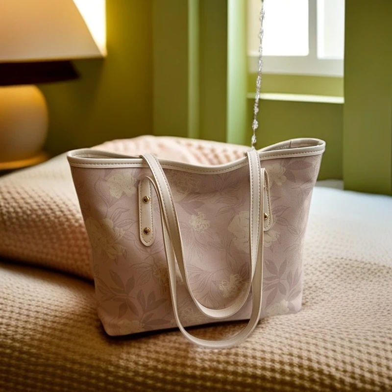 2025新款休闲时尚大容量简约单肩手提托特包女百搭夏季尼龙女包包