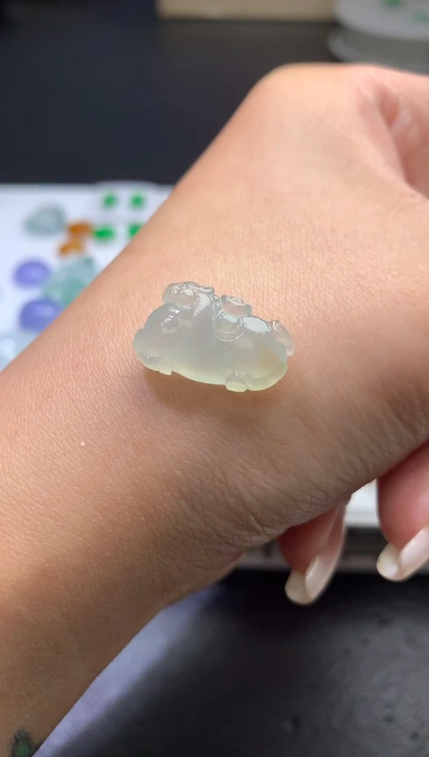 未镶嵌定制翡翠毛货 11-17.2-5.1