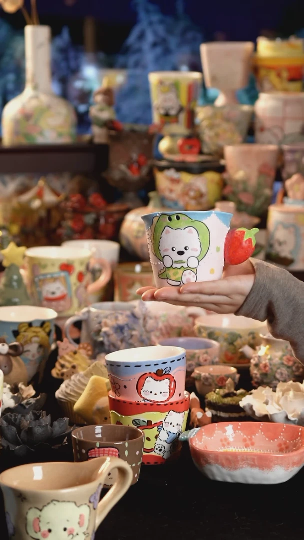 其他陶景德镇釉下彩手绘设计师款陶瓷