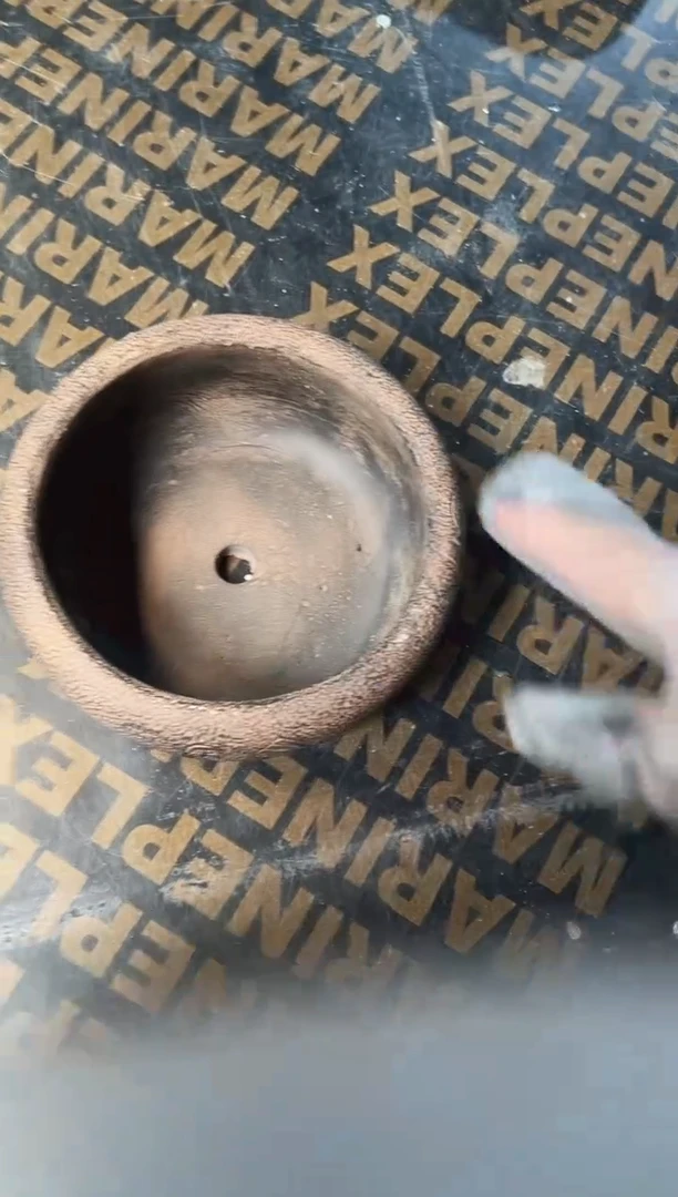 陶土丨荷叶盆【已打孔】