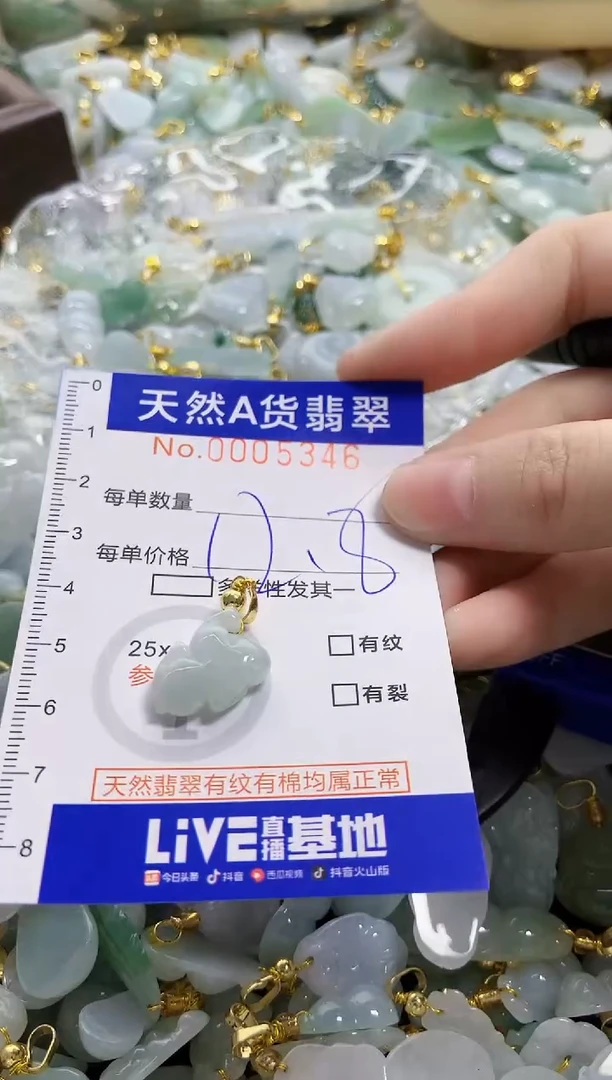 颈饰未镶嵌翡翠天然A货翡翠