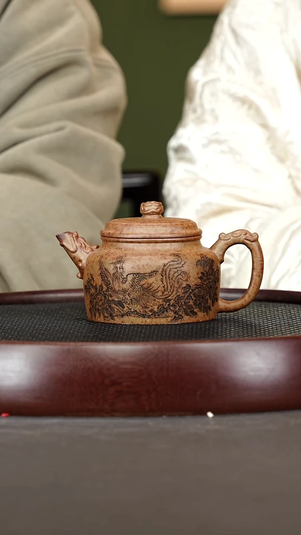 茶壶紫砂101CH凤德钟 鸣远传砂