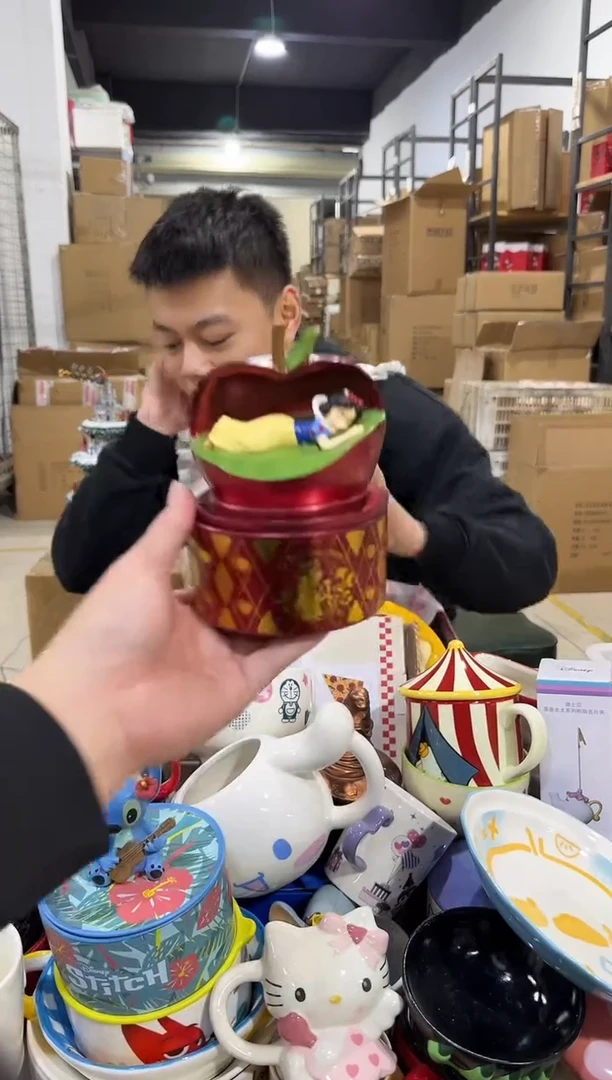 瓷片白雪公主首饰盒