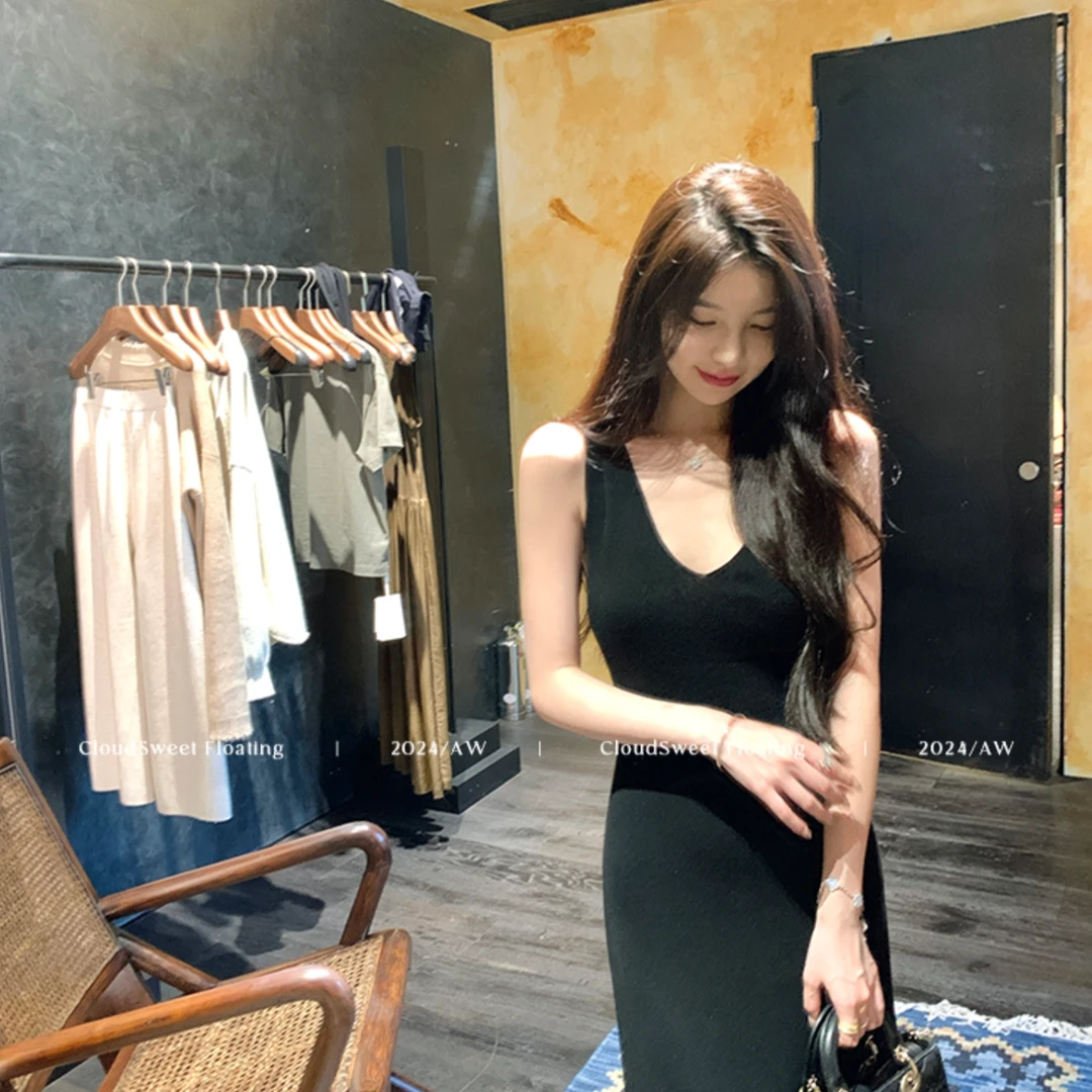 【CloudSweet 09/22 10:00】富婆姐姐/极简lady感针织开衫+连衣裙