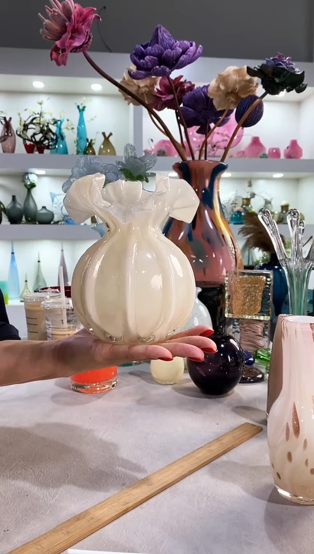 慕忆家手作琉璃花瓶