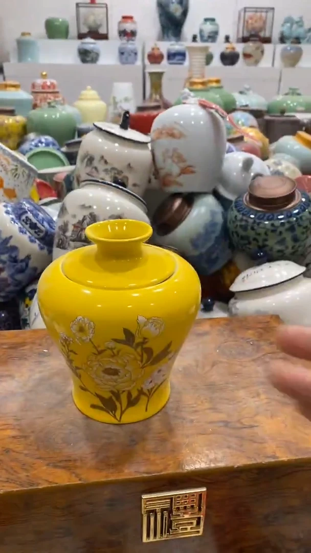 摆件陶茶叶罐密封罐储存罐