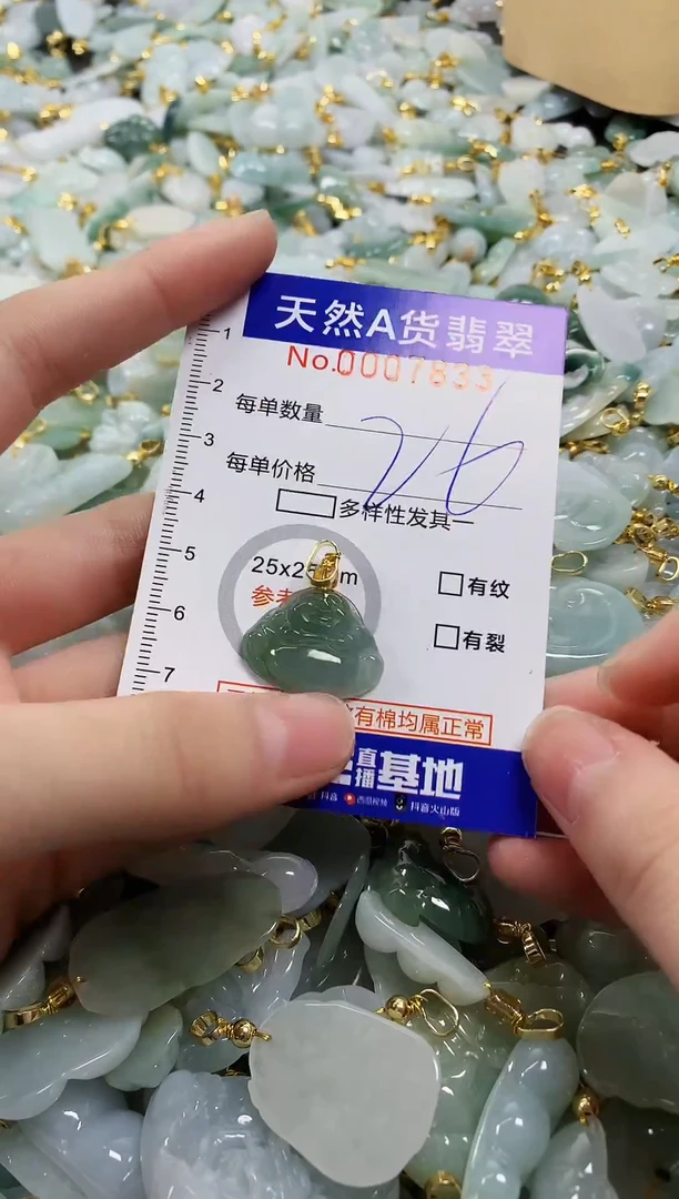 颈饰未镶嵌翡翠天然a货翡翠