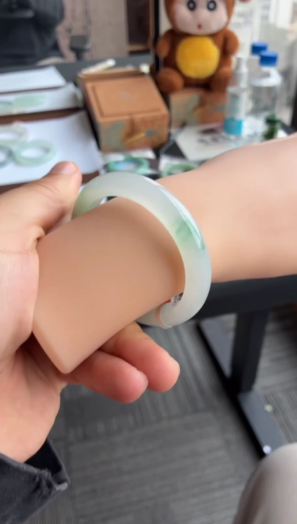 未镶嵌手镯翡翠51号51.1*10*8正圈