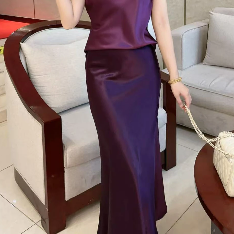 【新店福利！！】开叉长款半身裙