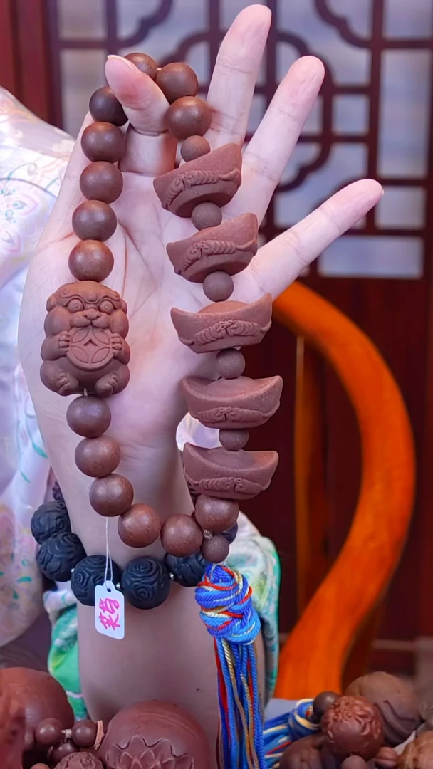 悦心 吞金兽元宝 手持 福利瑕