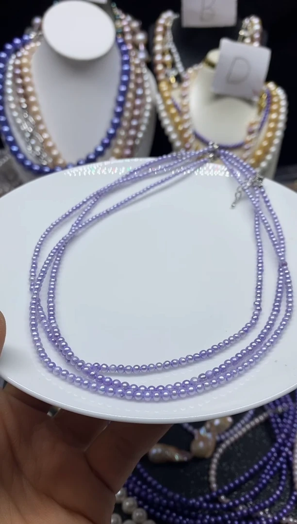 淡水珍珠未镶嵌颈饰多人