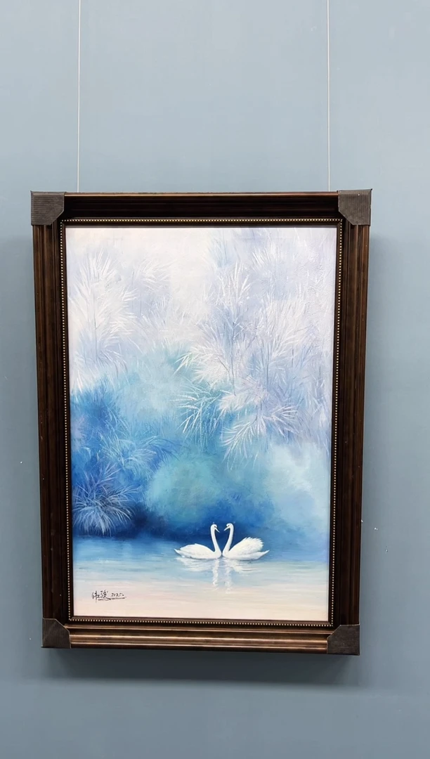 油画管伟骏60*90精品油画作品82