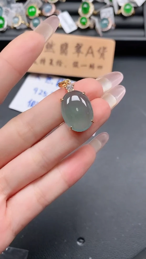 银S925镶嵌戒指翡翠1111