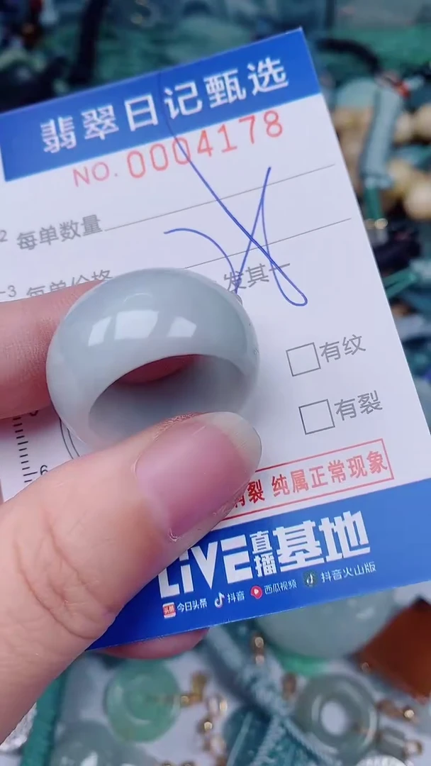 翡翠未镶嵌颈饰00004178