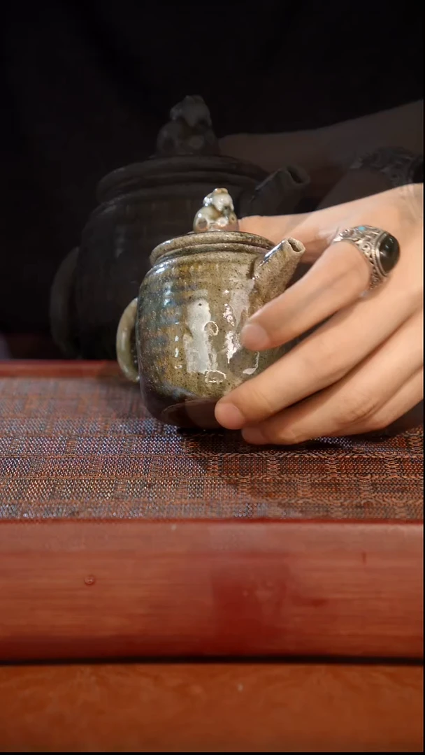 陶瓷奢瓷/瑞寅柴烧茶器（壶）986 微瑕