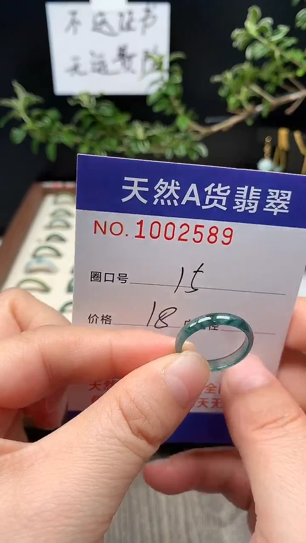 未镶嵌戒指翡翠15#