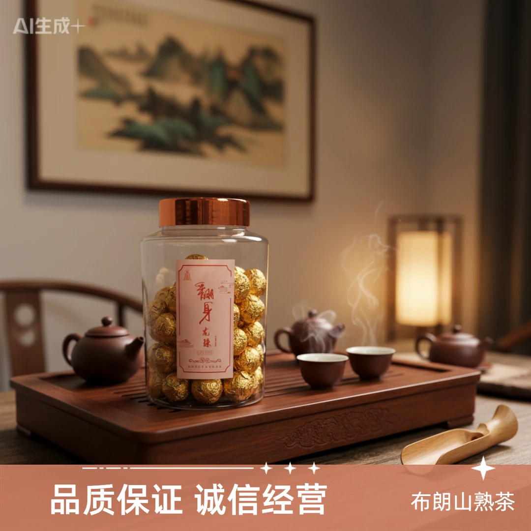 【重磅上新】 2025年布朗山 翻身龙珠熟茶/500克