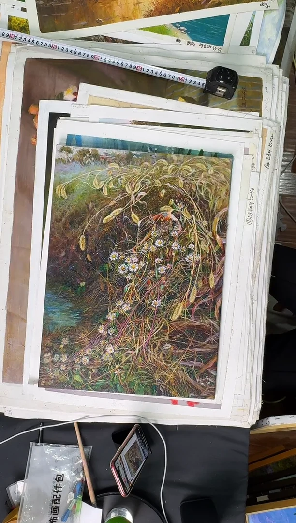 油画美**生【原创·保真·带证书】朝鲜画家纯手绘油画--顺丰包邮--