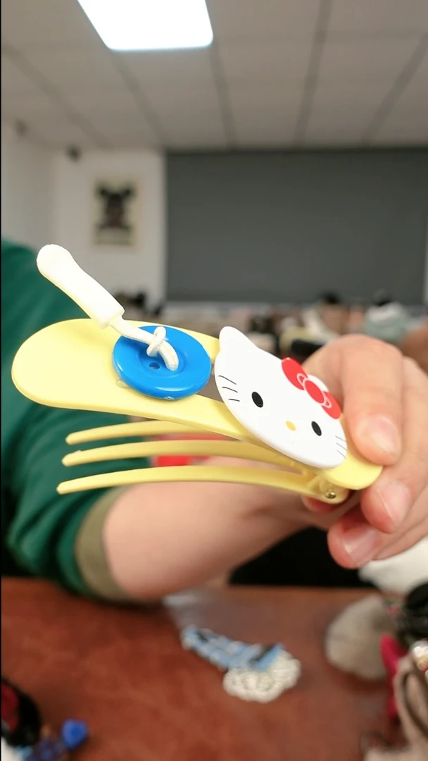 非金属布艺发夹