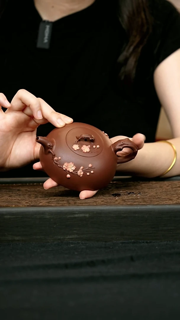 茶壶紫砂繁樱2.0 一物见春