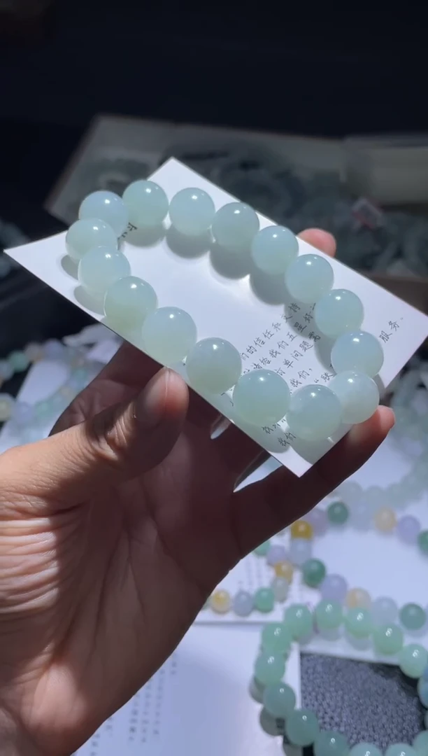 未镶嵌定制翡翠翡翠手串
