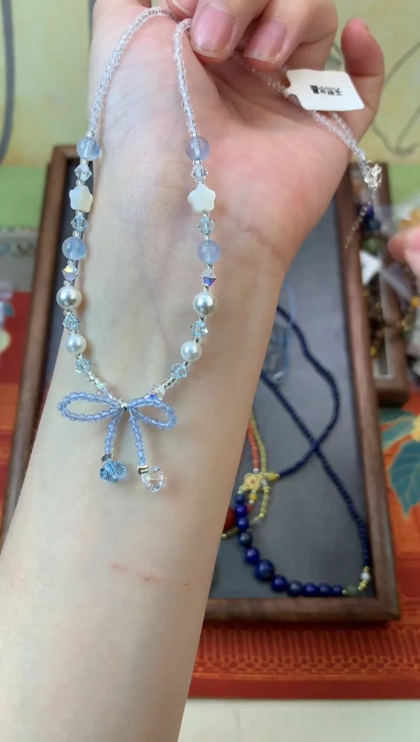 银S925镶嵌颈饰水晶152