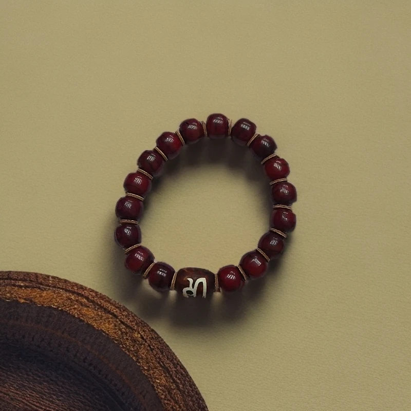 【照耀千秋 尽耀光芒】A162化龙骨血料手串