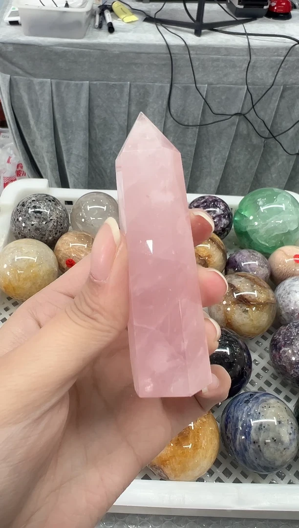 未镶嵌珠宝半成品水晶S027 约8.1cm