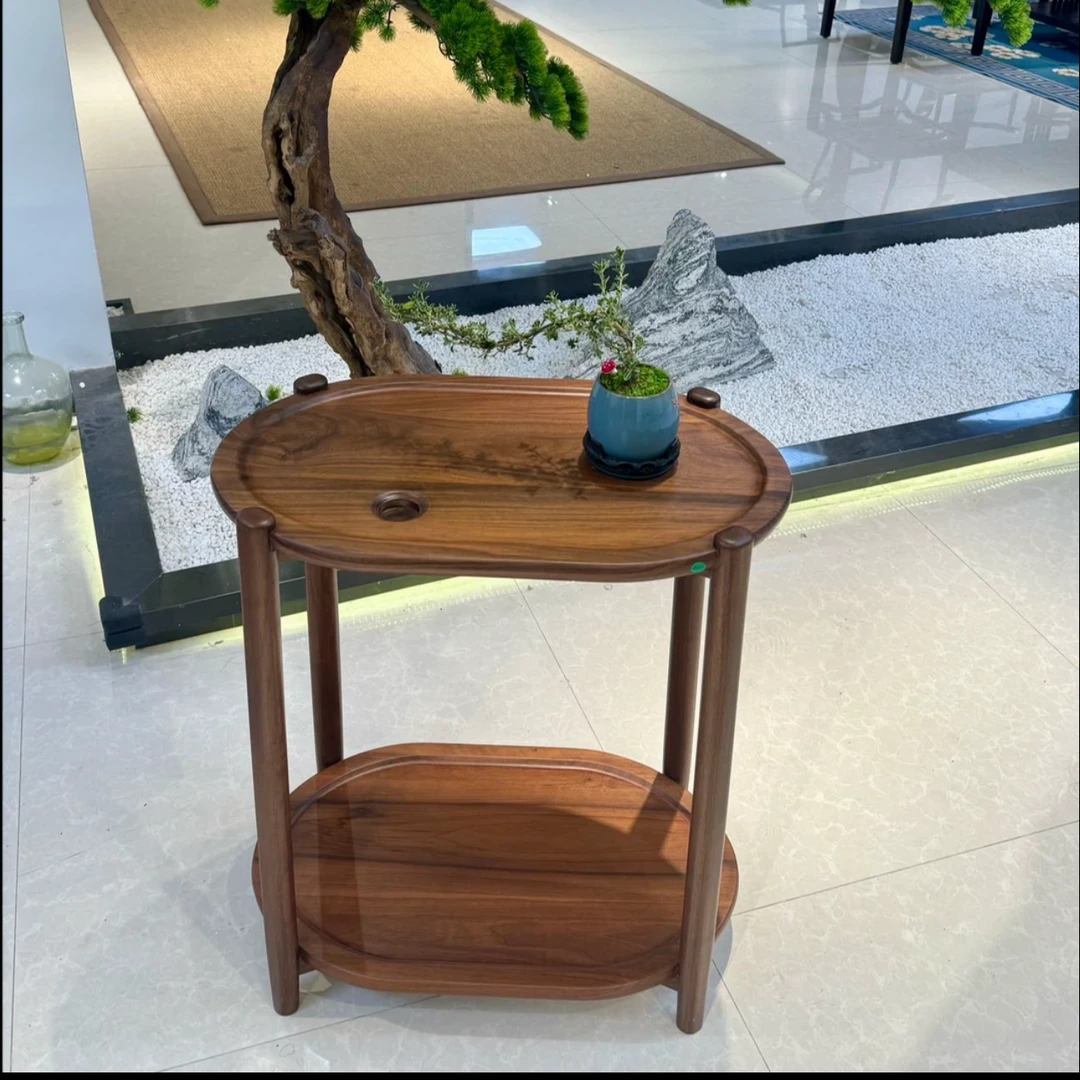 品观实木小茶几茶边柜茶水车置物架