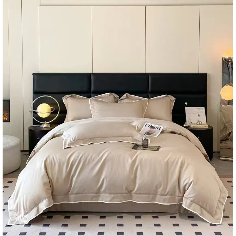 锦缎银丝提花四件套新疆长绒棉银度空间SBL-25112310-QCP