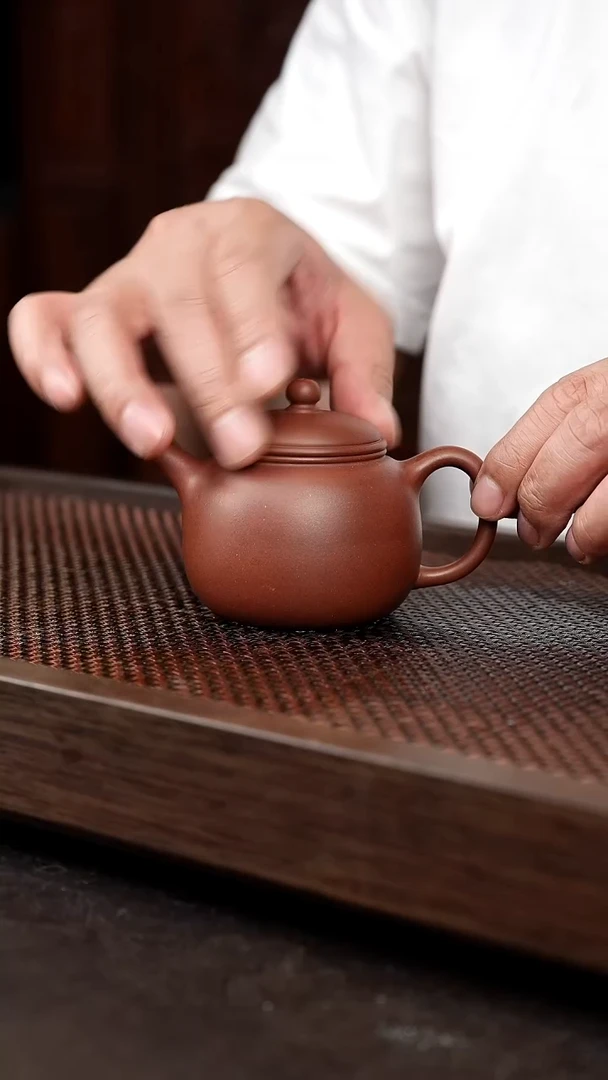 茶壶紫砂底槽清小匏尊【带矿标证书】