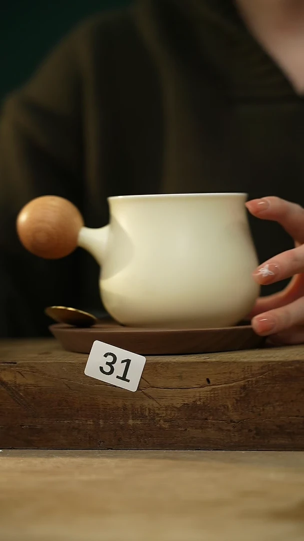 【闪购商品】瓷片设计师手作款 落单咖啡杯系列