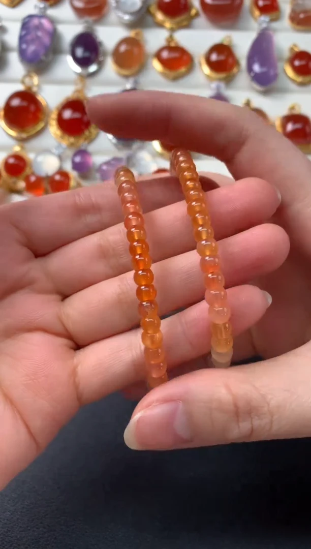 【闪购商品】南红玛瑙手串未镶嵌多样性发其一Z823|199