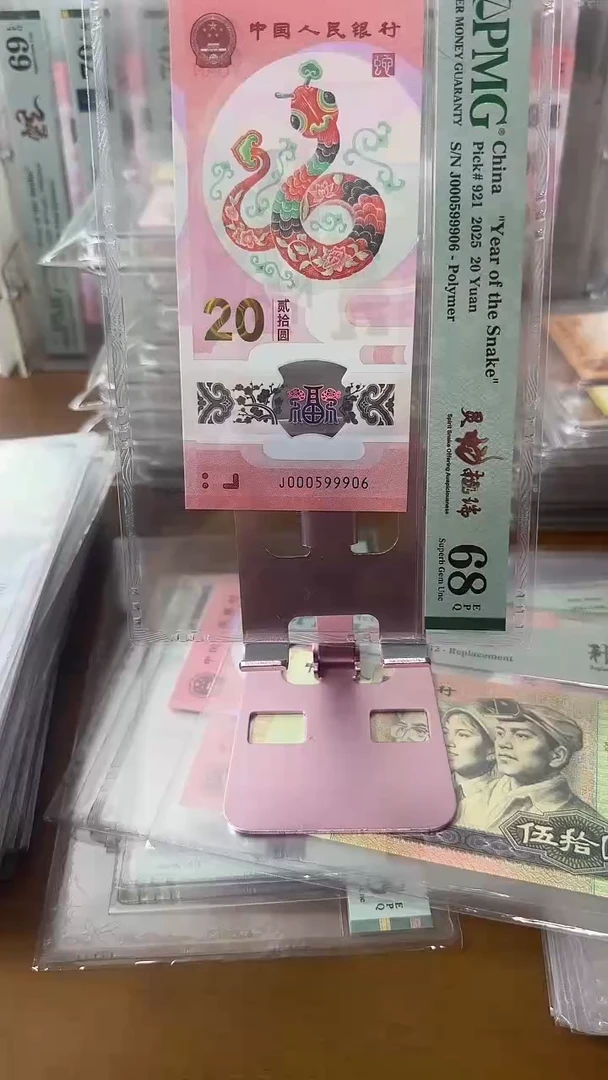 塑料000599906蛇钞单张