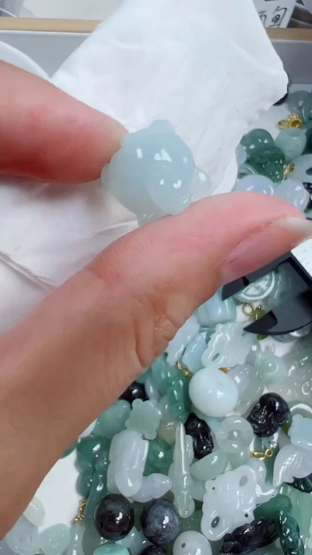 散珠翡翠916号链接，A货翡翠
