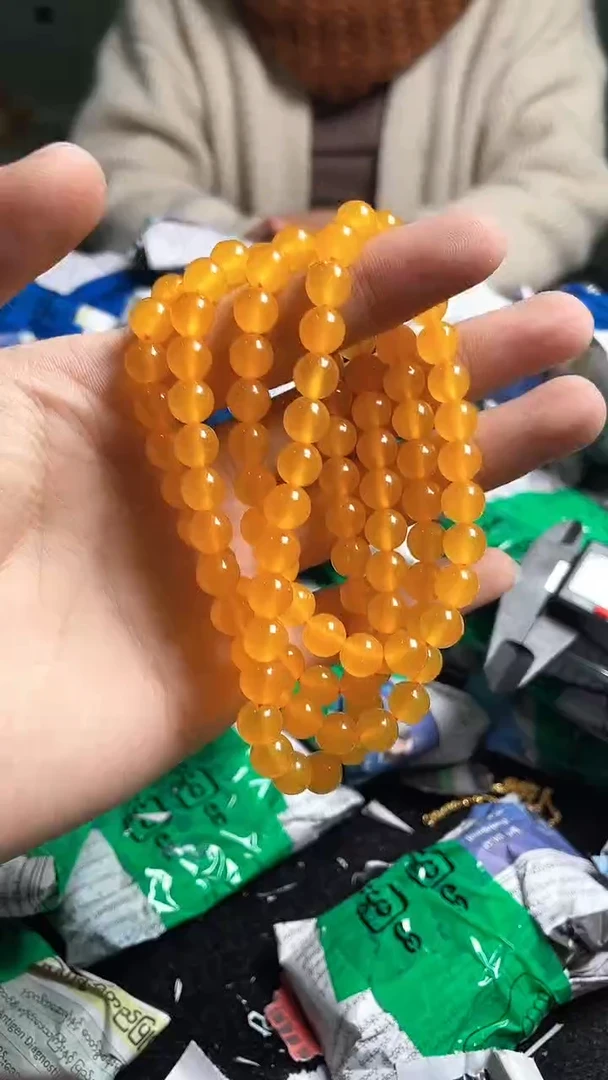 猛子收货精美珠链