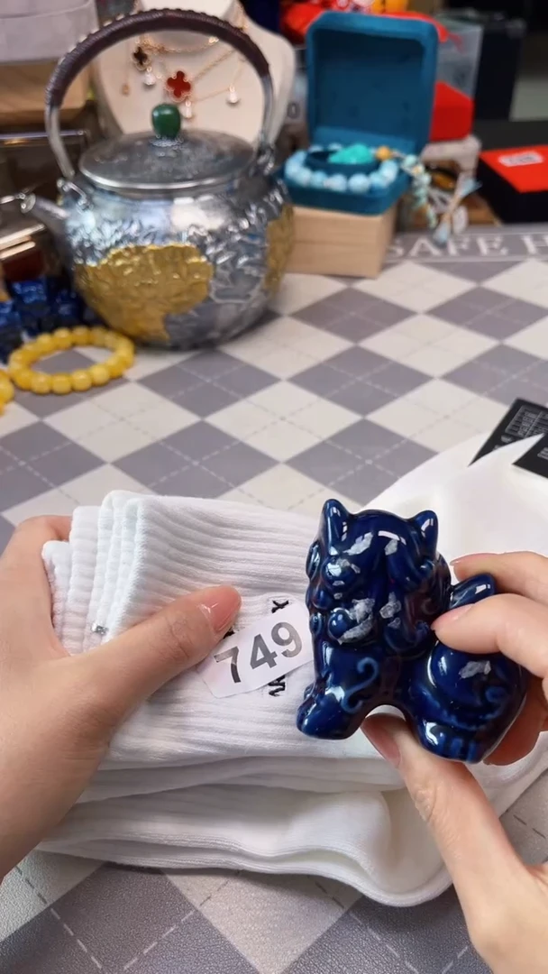 瓷片陶茶666文玩周边多人白高鸟