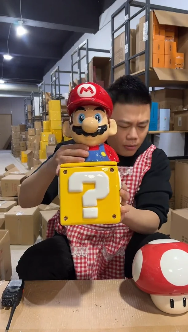 【闪购商品】杯马里奥问号罐一套