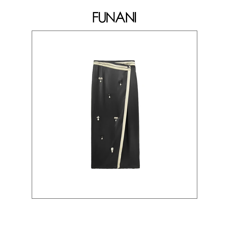 【FUNANI】 轻奢法式时尚重工高级感定制原创设计 裙子 X2511291B