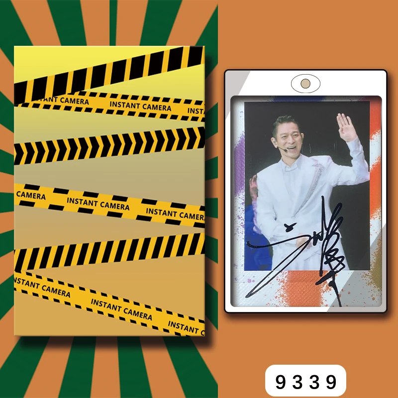 D9339【刘德华】 正品拍立得照片 涂鸦